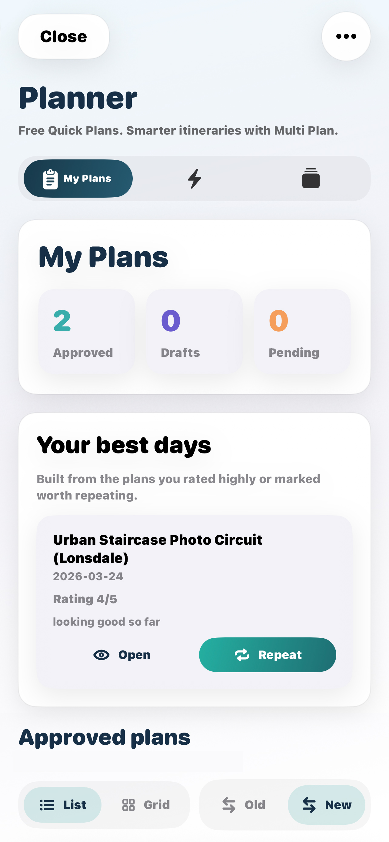 Suggestion preview